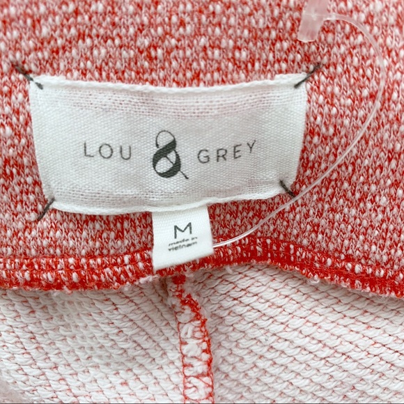 Lou & Grey LOFT Textured Drawstring Coral Shorts M - Picture 5 of 6